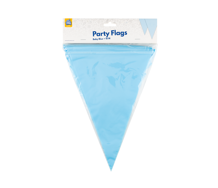 Party Flagge Pe Baby Blau