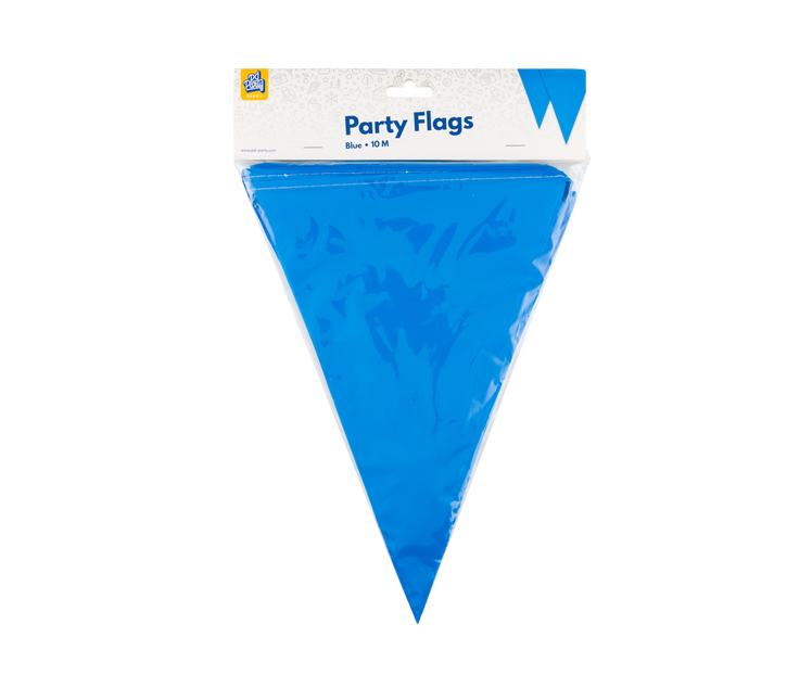 Party Flagge Pe Blau