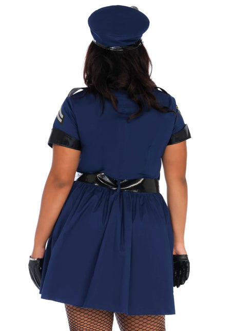 Politie Jurk Dames Plus Size Leg Avenue - Partywinkel - 714718525839