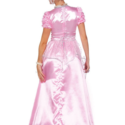 Prinsessen jurk lang roze - Partywinkel - 8720059073849