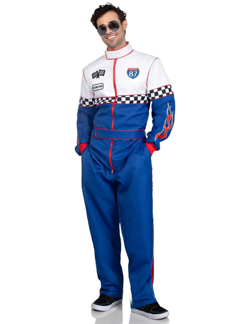 Race Jumpsuit Heren Leg Avenue - Partywinkel - 714718572369