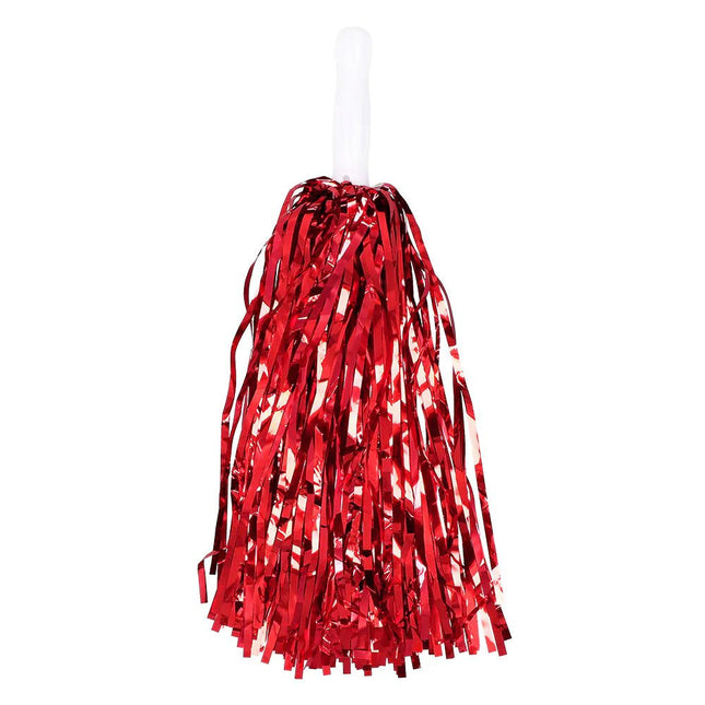 Rood Pompom Metallic 2st - Partywinkel - 8712026859136