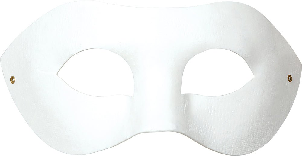 Witte Oogmasker Beschilderbaar - Partywinkel - 8434077120743