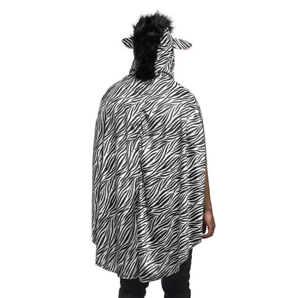 Zebra Poncho - Partywinkel - 8712026884619